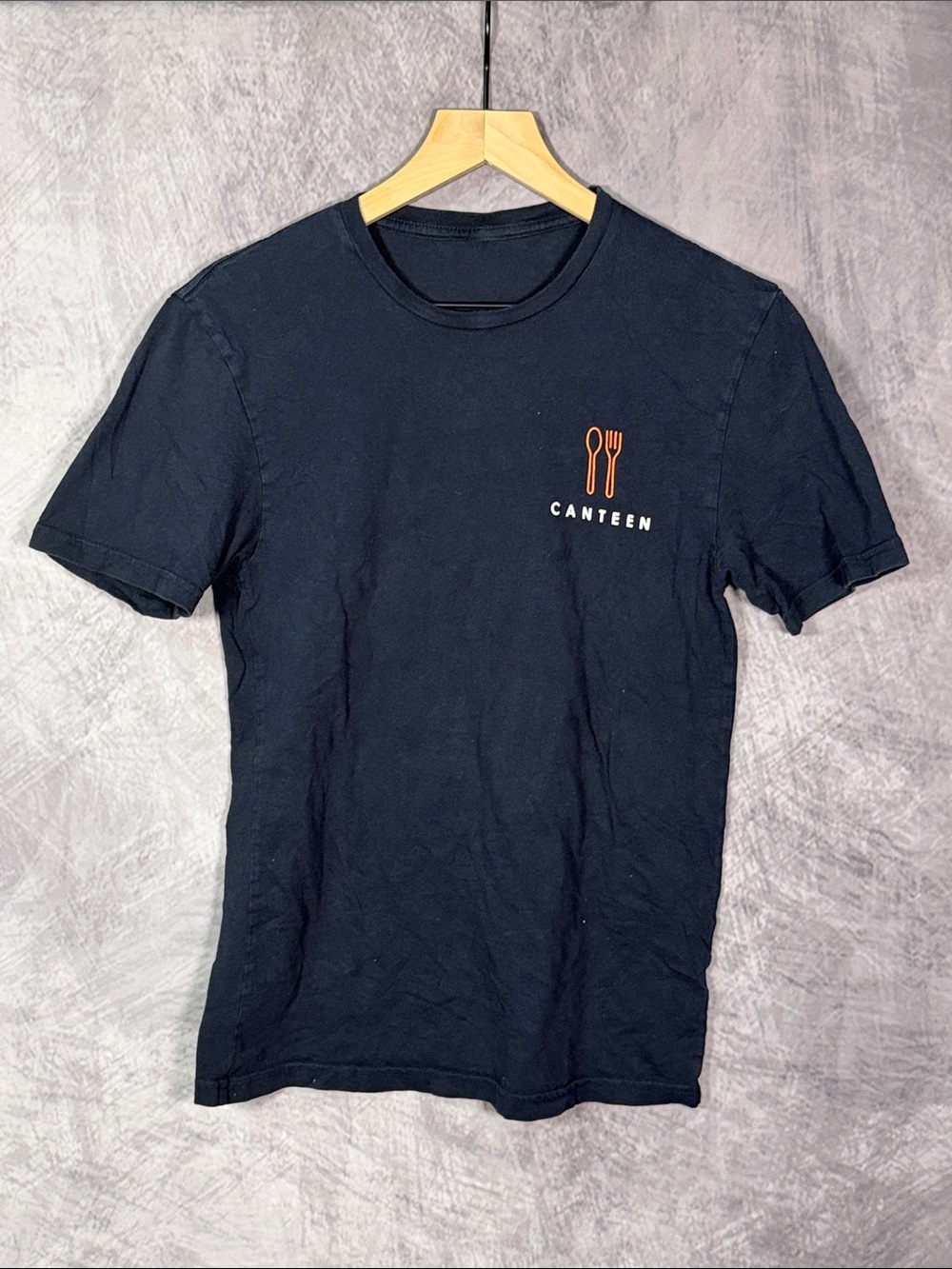 Canteen Navy Graphic Crewneck T-Shirt